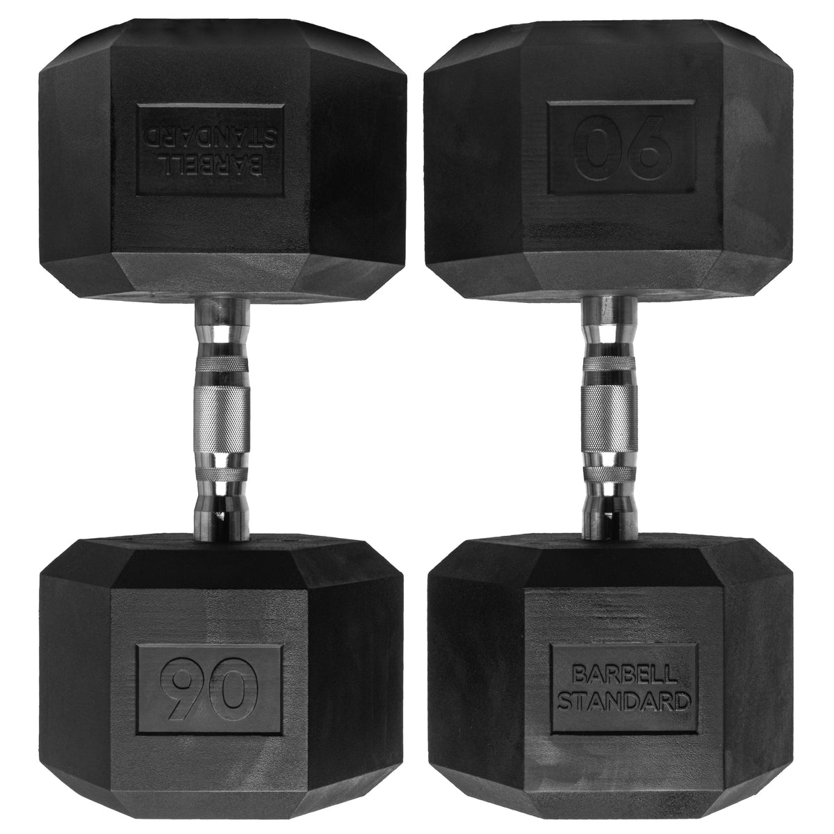 Rubber Hex Dumbbells
