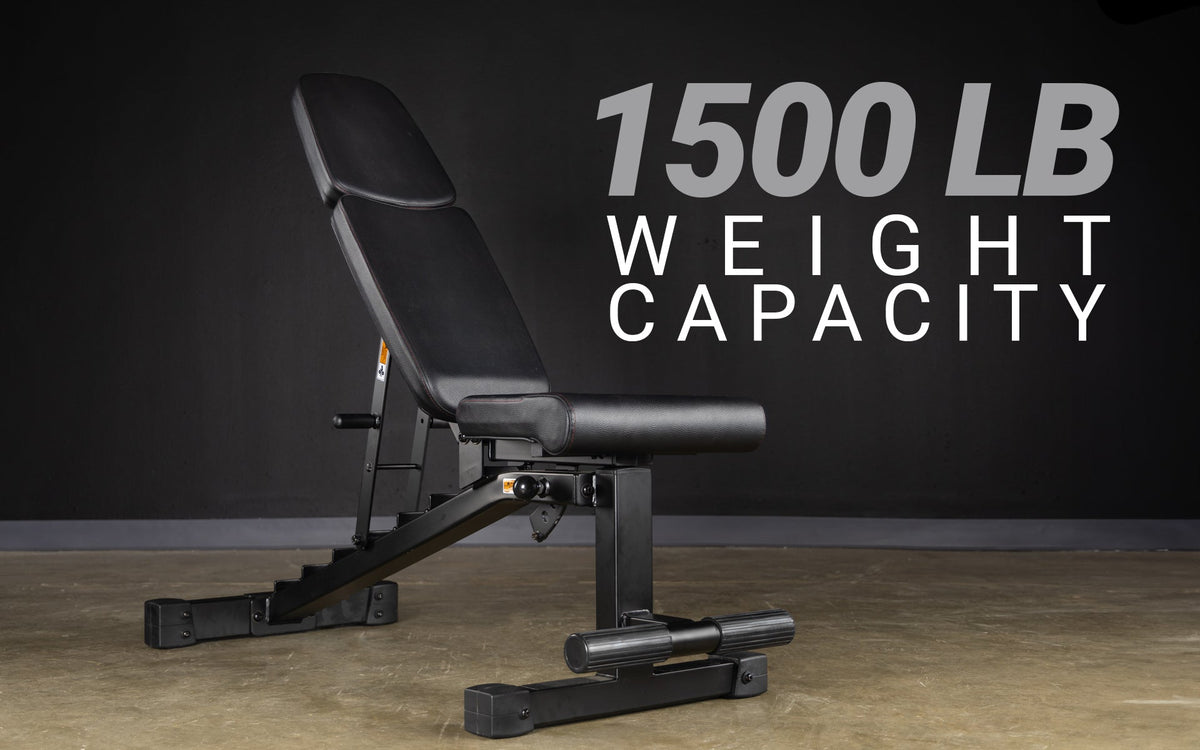 Ox Series Adjustable Flat, Incline, Decline (FID) Weight Bench