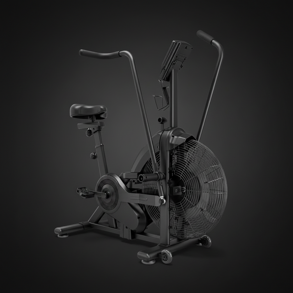 Dual Resistance Air Bike, Magnetic & Air Fan Bike with APP Connection, ISCC plus Certified, Dual-Action Handlebars for Home Gym HIIT Cardio Full Body Workout (350LBS Capacity) (Carbon Black)