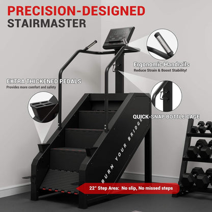 Commercial Stair Stepper With LED Display And 15 Resistance Levels (SAK91837)