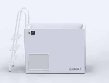 Echelon Step-In Vertical Cold Plunge Tub with Built-In Chiller