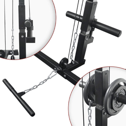 Rovix Heavy-Duty 1000LBS Professional Multi-Function Adjustable Power Cage Rack (SAK98149)