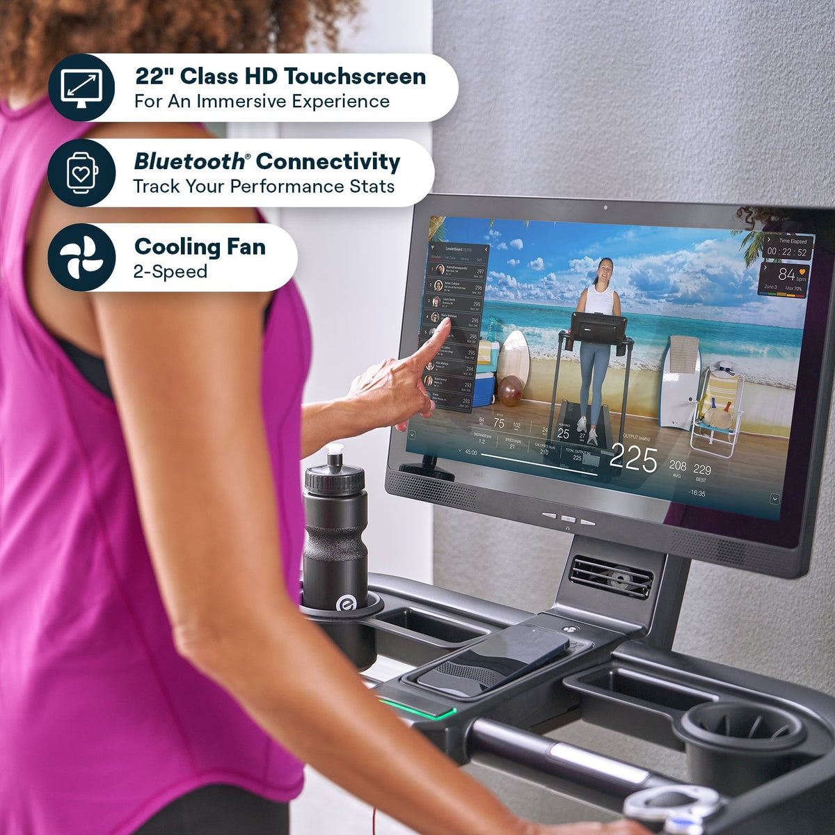 Echelon Stride-8s™ Commercial Smart Treadmill